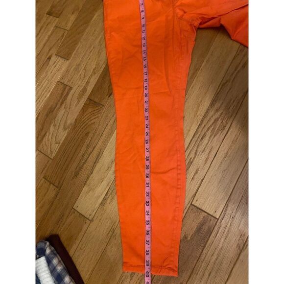 NWT Jaclyn Smith, women’s coral/orange high elastic waist straight leg pants XXL - Picture 10 of 10